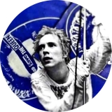 Rotten, Johnny John Lydon Sex Pistols Motiv 2 Anstecker mit Sicherheitsnadel Ø 25mm