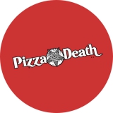 Pizza Death Motiv 1 Anstecker mit Sicherheitsnadel Ø 25mm