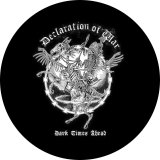 Declaration Of War Motiv 1 Anstecker mit Sicherheitsnadel Ø 25mm