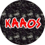 Kaaos Motiv 1 Anstecker mit Sicherheitsnadel Ø 25 mm