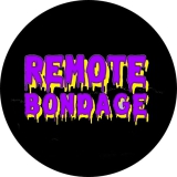 Remote Bondage Motiv 1 Anstecker mit Sicherheitsnadel Ø 25mm