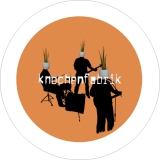 Knochenfabrik Motiv 3 Anstecker mit Sicherheitsnadel Ø 25 mm