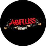 Abfluss Motiv 2 Anstecker mit Sicherheitsnadel Ø 25mm