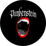Punkenstein (Madrid, Spanien) Motiv 2 Anstecker mit Sicherheitsnadel Ø 25 mm