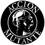 Accion Mutante Motiv 2 Anstecker mit Sicherheitsnadel Ø 25mm