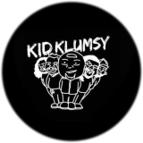 Kid Klumsy Motiv 1 Anstecker mit Sicherheitsnadel Ø 25 mm