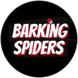 Barking Spiders Motiv 1 Anstecker mit Sicherheitsnadel Ø 25 mm