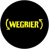 Wegbier Motiv 3 Anstecker mit Sicherheitsnadel Ø 25 mm