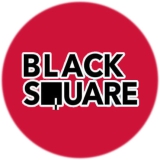 Black Square Motiv 1 Anstecker mit Sicherheitsnadel Ø 25 mm