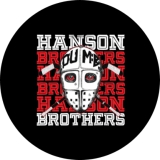 Hanson Brothers Motiv 1 Anstecker mit Sicherheitsnadel Ø 25mm