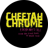 Cheetah Chrome Motiv 2 Anstecker mit Sicherheitsnadel Ø 25 mm