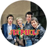 Sex Pistols, The Sex Pistols Motiv 28 Anstecker mit Sicherheitsnadel Ø 25mm