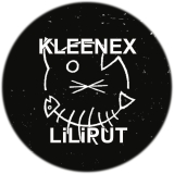 Kleenex Motiv 3 Anstecker mit Sicherheitsnadel Ø 25 mm