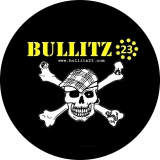 Bullitz 23 Motiv 2 Anstecker mit Sicherheitsnadel Ø 25 mm