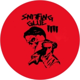 Sniffing Glue Motiv 1 Anstecker mit Sicherheitsnadel Ø 25 mm
