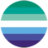 LGBTIQ Motiv 8 Gay/Schwul Pride Anstecker mit Sicherheitsnadel Ø 25 mm