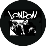 London Motiv 1 Anstecker mit Sicherheitsnadel Ø 25 mm