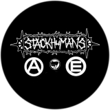 Stackhumans Motiv 1 Anstecker mit Sicherheitsnadel Ø 25 mm