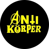 Antikörper Motiv 3 Anstecker mit Sicherheitsnadel Ø 25 mm