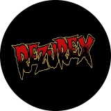 Rezurex Motiv 2 Anstecker mit Sicherheitsnadel Ø 25 mm