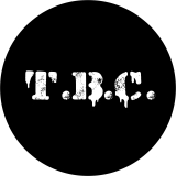 T.B.C. Tuberkolose Tubercolose Motiv 3 Anstecker mit Sicherheitsnadel Ø 25 mm