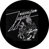 Zerstörte Jugend Motiv 1 Anstecker mit Sicherheitsnadel Ø 25 mm