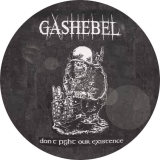 Gashebel Motiv 1 Anstecker mit Sicherheitsnadel Ø 25 mm