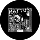 Rattus Motiv 1 Anstecker mit Sicherheitsnadel Ø 25 mm