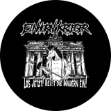 Einhorn Krieger Einhornkrieger Motiv 3 Anstecker mit Sicherheitsnadel Ø 25mm