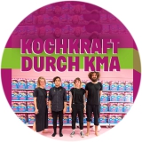 Kochkraft durch KMA Motiv 1 Anstecker mit Sicherheitsnadel Ø 25 mm