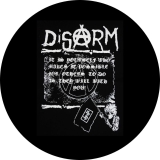 Disarm Motiv 1 Anstecker mit Sicherheitsnadel Ø 25 mm