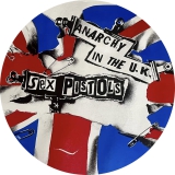 Sex Pistols, The Sex Pistols Motiv 34 Anstecker mit Sicherheitsnadel Ø 25mm