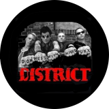 District Motiv 2 Anstecker mit Sicherheitsnadel Ø 25 mm