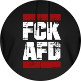 FCKAFD Fuck AfD Anstecker mit Sicherheitsnadel Ø 25mm