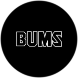 Bums Motiv 1 Anstecker mit Sicherheitsnadel Ø 25 mm