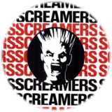 Screamers Motiv 1 Anstecker mit Sicherheitsnadel Ø 25 mm