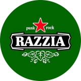 Razzia Motiv 5 Anstecker mit Sicherheitsnadel Ø 25 mm