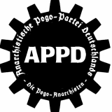 APPD Anarchistische Pogo-Partei Deutschland Motiv 2 Anstecker mit Sicherheitsnadel Ø 25mm