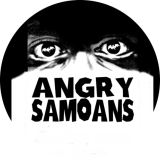 Angry Samoans Motiv 5 Anstecker mit Sicherheitsnadel Ø 25 mm