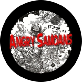 Angry Samoans Motiv 7 Anstecker mit Sicherheitsnadel Ø 25 mm