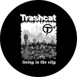 Trashcat Motiv 1 Anstecker mit Sicherheitsnadel Ø 25 mm