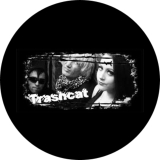 Trashcat Motiv 3 Anstecker mit Sicherheitsnadel Ø 25 mm