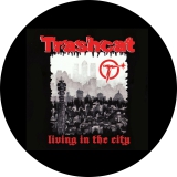 Trashcat Motiv 4 Anstecker mit Sicherheitsnadel Ø 25 mm