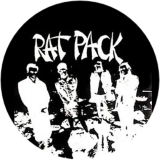 Rat Pack Motiv 2 Anstecker mit Sicherheitsnadel Ø 25 mm