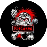 Freigang Motiv 2 Anstecker mit Sicherheitsnadel Ø 25 mm