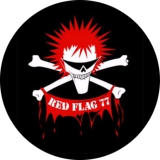 Red Flag 77 Motiv 2 Anstecker mit Sicherheitsnadel Ø 25mm