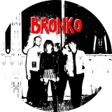 Bronko Motiv 5 Anstecker mit Sicherheitsnadel Ø 25 mm