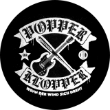 Popperklopper Motiv 9 Anstecker mit Sicherheitsnadel Ø 25 mm