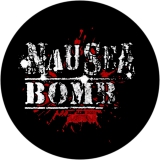Nausea Bomb Motiv 2 Anstecker mit Sicherheitsnadel Ø 25 mm