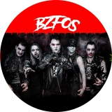 Bloodsucking Zombies From Outer Space BZFOS Motiv 1 Anstecker mit Sicherheitsnadel Ø 25 mm